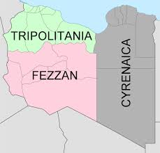 Libya's traditional provinces [via Wikipedia]